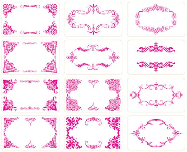 Рамки для рассадочных карточек