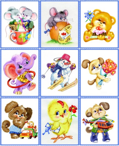 Наклейки на шкафчики для детского сада