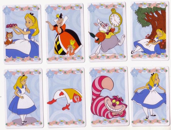 Карты из мультика Алиса в стране чудес
