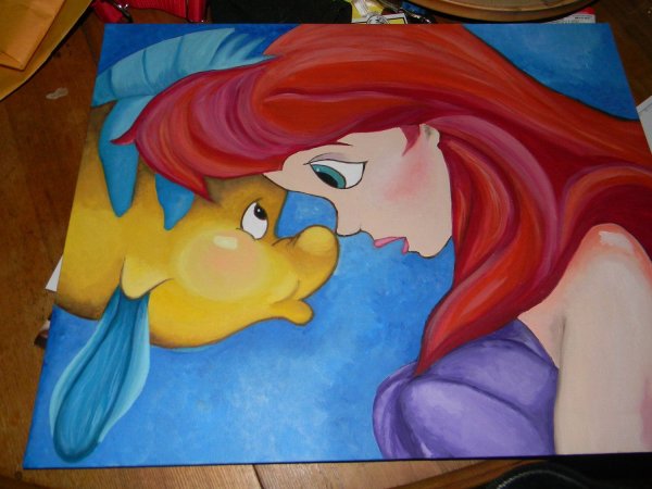 Дерево на ватмане