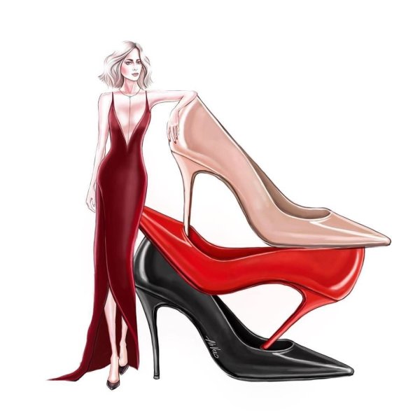 Красивая туфля арт