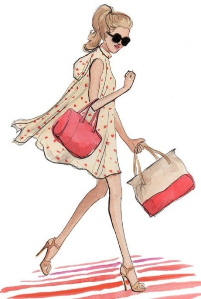 Рисовать модных девочек