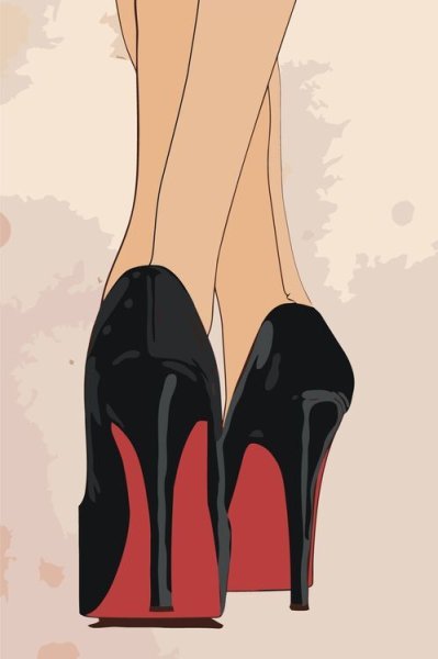 Поп арт туфли