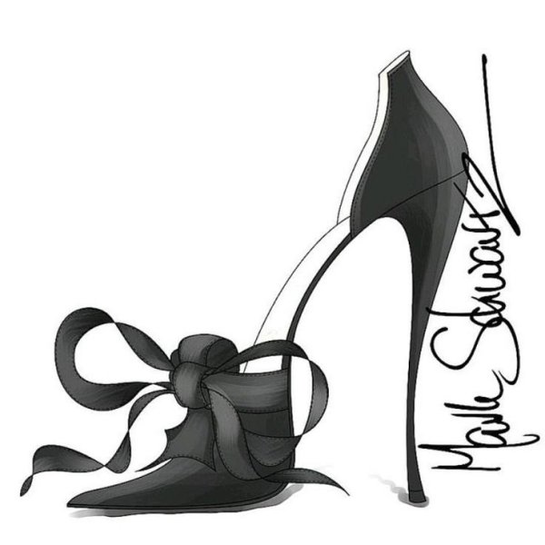 Стилизованная туфелька