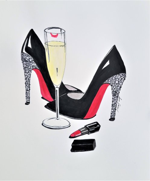 Каблук помада