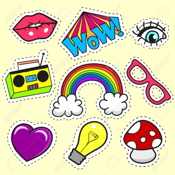 Маленькие наклеечки