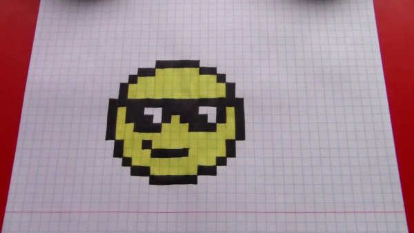 Смайлы по клеточкам