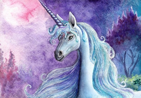 Нарисовать красивого единорога