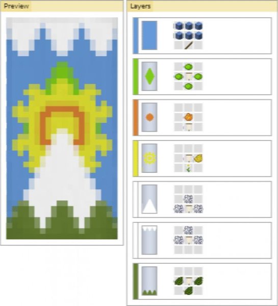 Красивые баннеры в майнкрафт