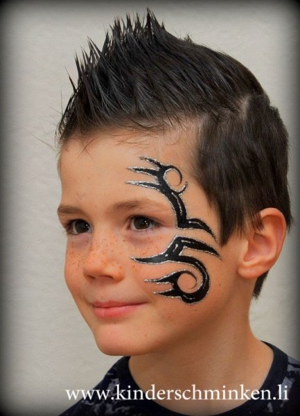 Аквагрим для мальчиков красивые