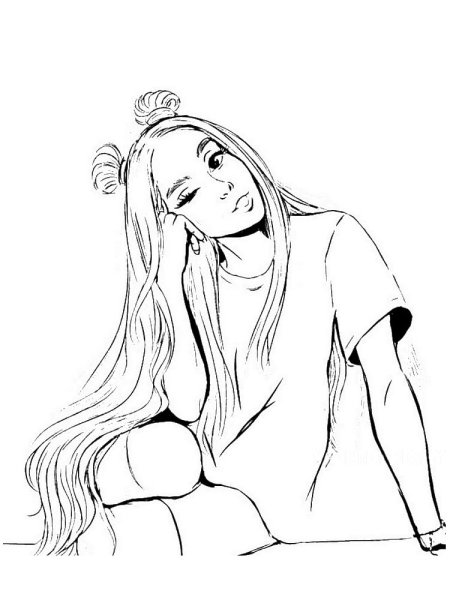 Принцесса Жизель раскраска