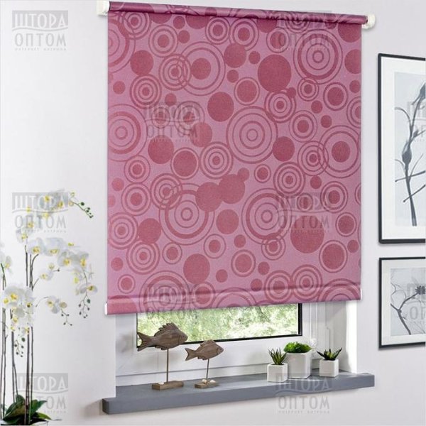 Яркие рулонные шторы