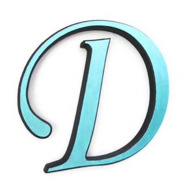 Буква д красивая