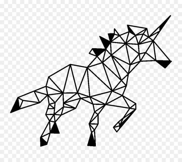 Геометрический Единорог