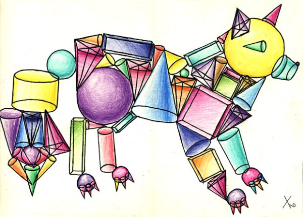 Геометрические животные