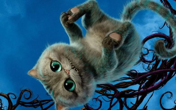 Чеширский котенок из Алисы в Зазеркалье