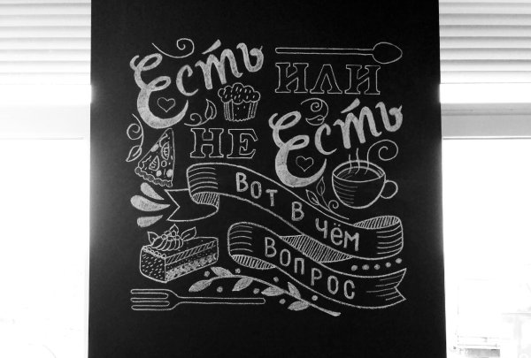 Доска для рисования мелом