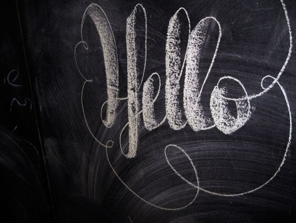 Детские рисунки мелом