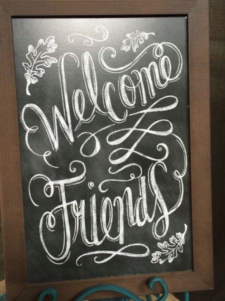 Рисунки мелом