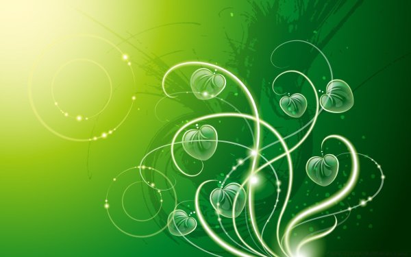 Зеленые обои