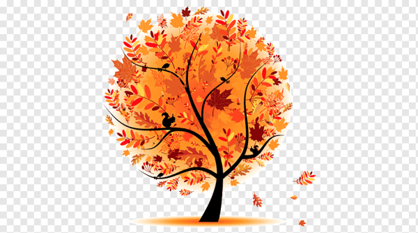 Осеннее дерево иллюстрация
