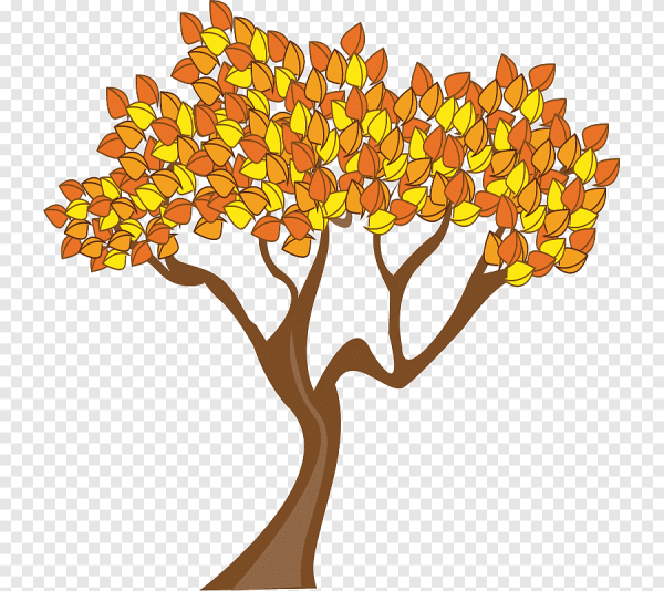 Осеннее дерево арт