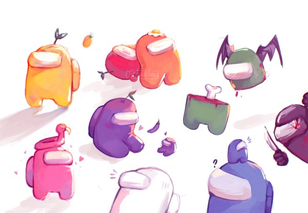 Among us иллюстрации