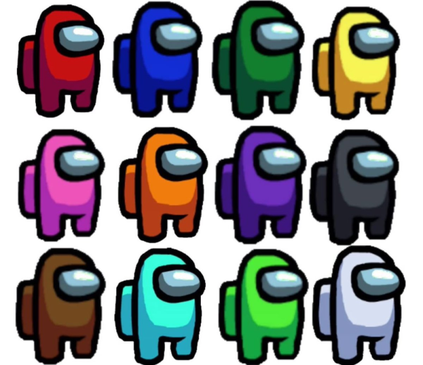 Among us цвета персонажей