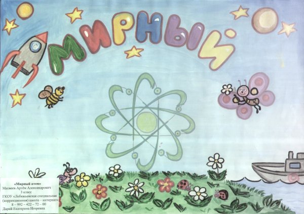 Конкурс рисунков Мирный атом