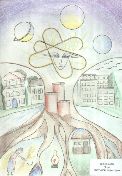 Конкурс рисунков Мирный атом детских