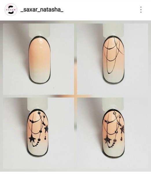 Красивые рисунки на ногтях пошагово