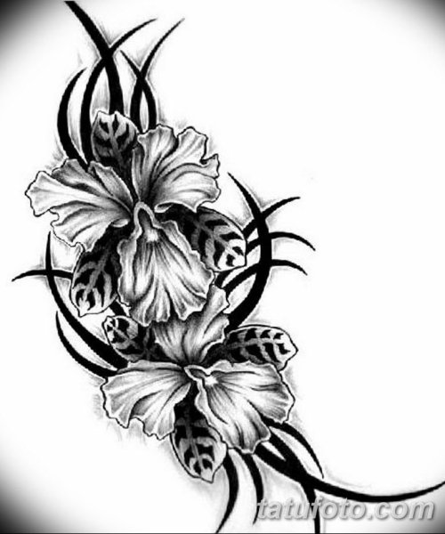 Тату узоры в стиле трайбл