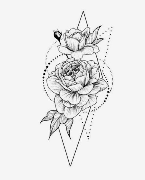 Тату эскиз легкий