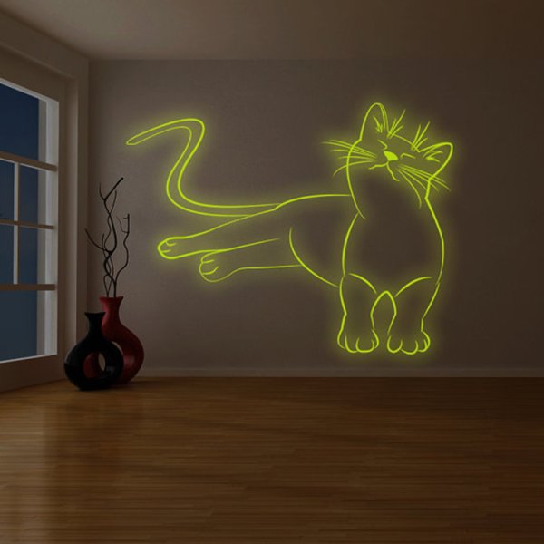 Неоновое панно на стену