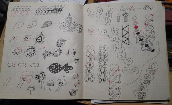 Красивые поля в тетради