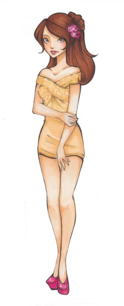 Тян в полный рост референс