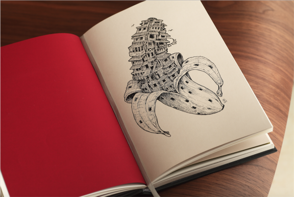 Рисунки в скетчбуке