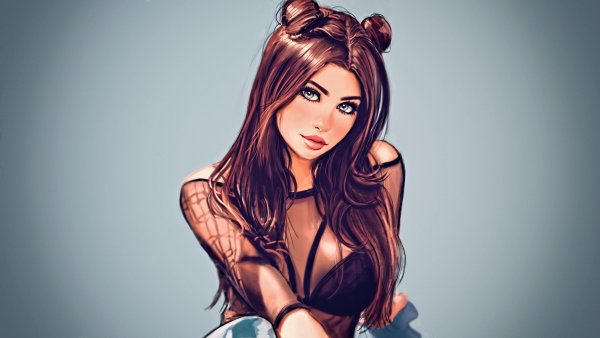 Нарисовать девушку