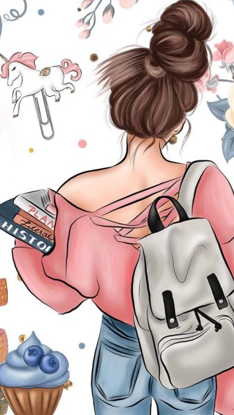 Ариана Гранде мультяшная обои