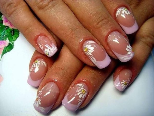 Френч маникюр на короткие ногти