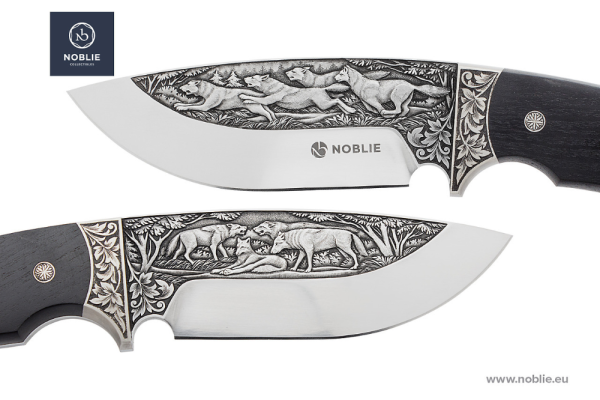 Орнамент на лезвии ножа