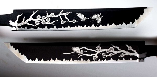 Узоры на ножах
