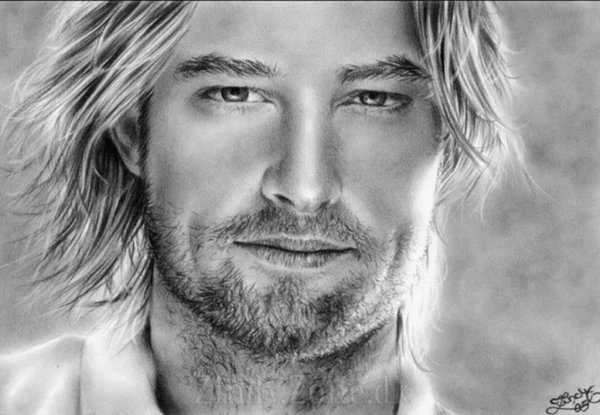 Портрет мужчины карандашом