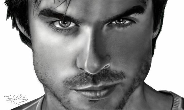 Парень рисунок