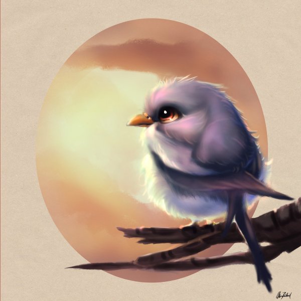 Птичка иллюстрация