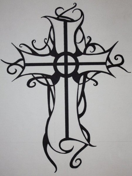 Нарисовать крест