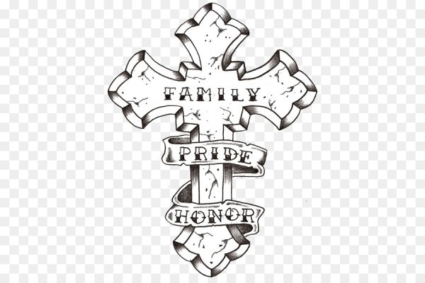 Крест Чикано тату эскиз