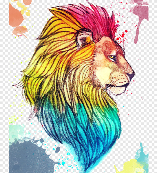 Лежащий Лев картина