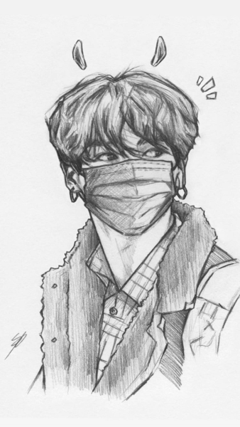 Чон Чонгук скетч