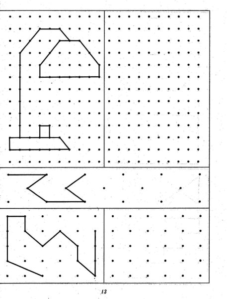 Повтори по точкам для детей